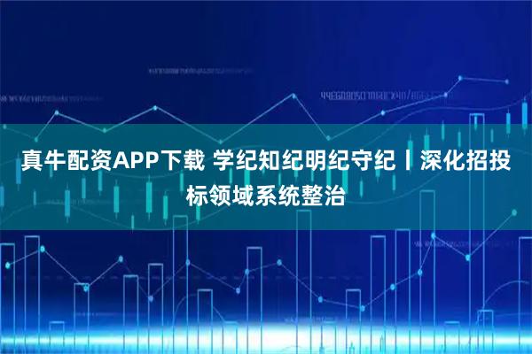 真牛配资APP下载 学纪知纪明纪守纪丨深化招投标领域系统整治