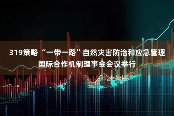 319策略 “一带一路”自然灾害防治和应急管理国际合作机制理事会会议举行
