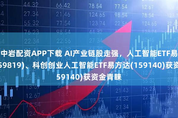 中岩配资APP下载 AI产业链股走强，人工智能ETF易方达(159819)、科创创业人工智能ETF易方达(159140)获资金青睐